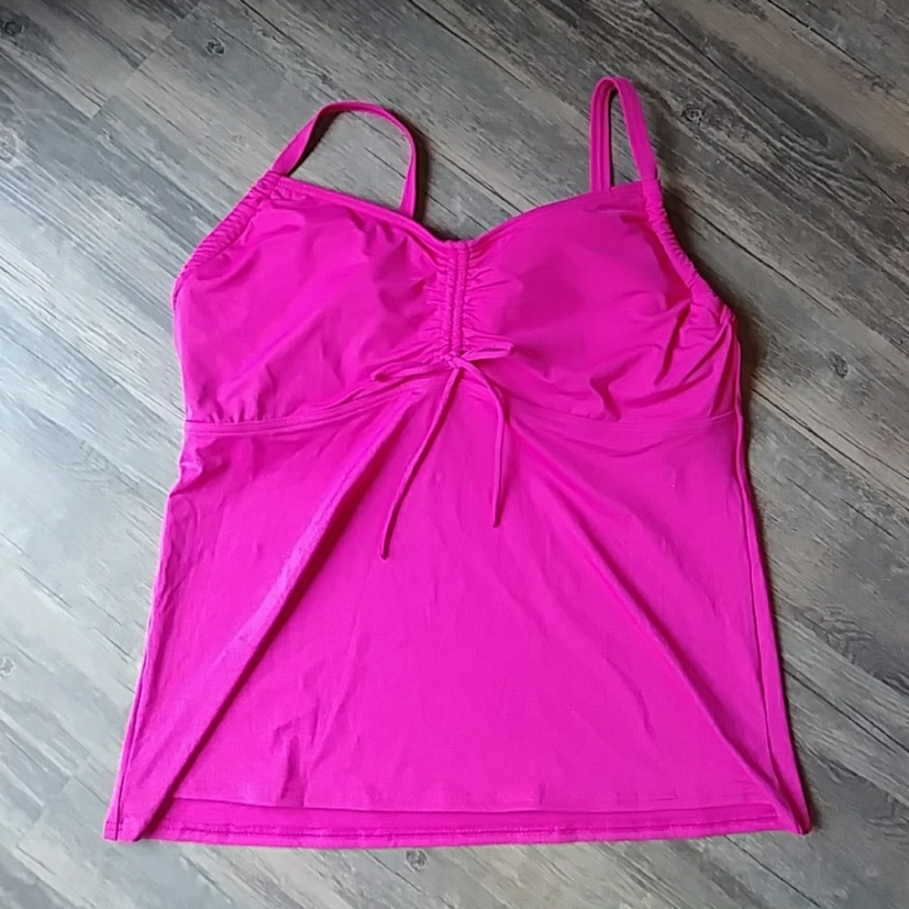 Land's End Pink Tankini 18D